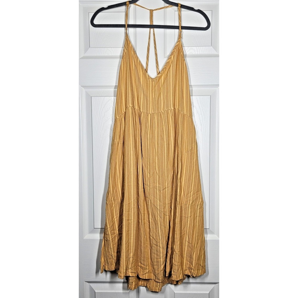 NWT Prana Fernie Dress S Deep Solstice Stripe Beach Cover-Up Flowy Sundress Boho